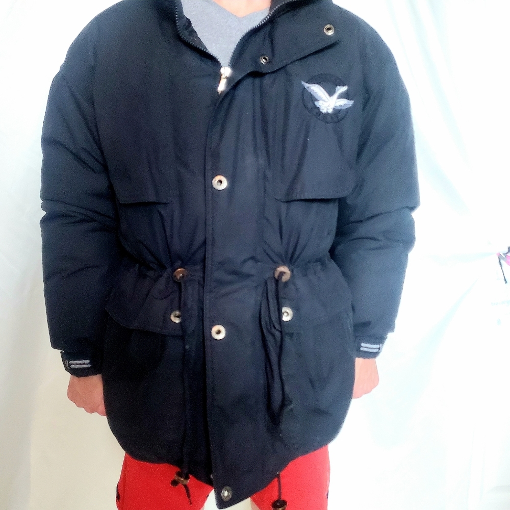 Triple F.A.T. Goose Down Winter Vintage Parka Med Black